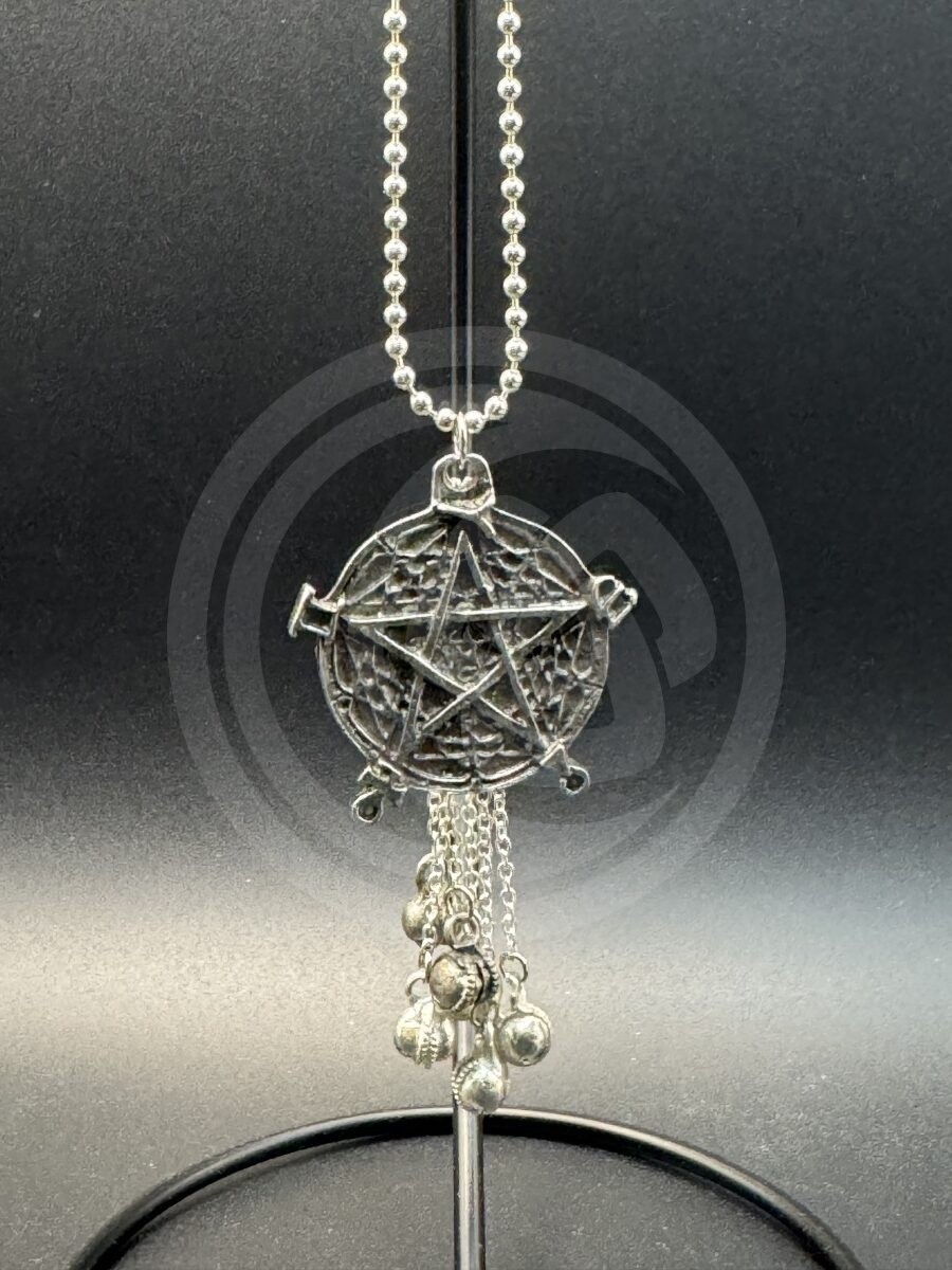 Runic Pentacle Car Chime
