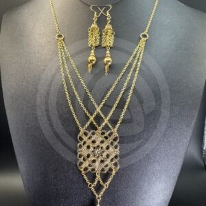 Arabesque Necklace and Earrings Set