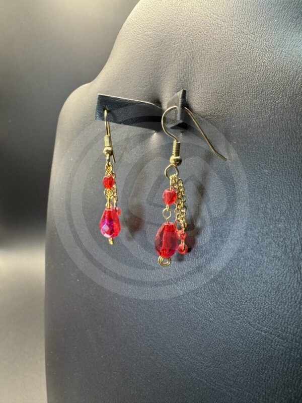 Fire Crystal Earrings