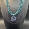 Storm Blue Necklace - Fluorite - Image 3