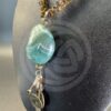 Agate, Aventurine, & Tiger's Eye I Ching Necklace