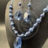 Forever Blue Necklace and Earrings Set - Image 2