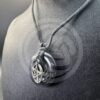 Hematite Donut Necklace with Pentacle Charm