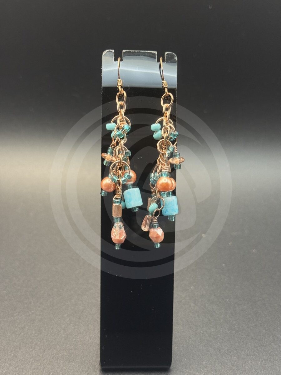 Desert Rose Necklace and Earrings Set - Magnesite - Image 6