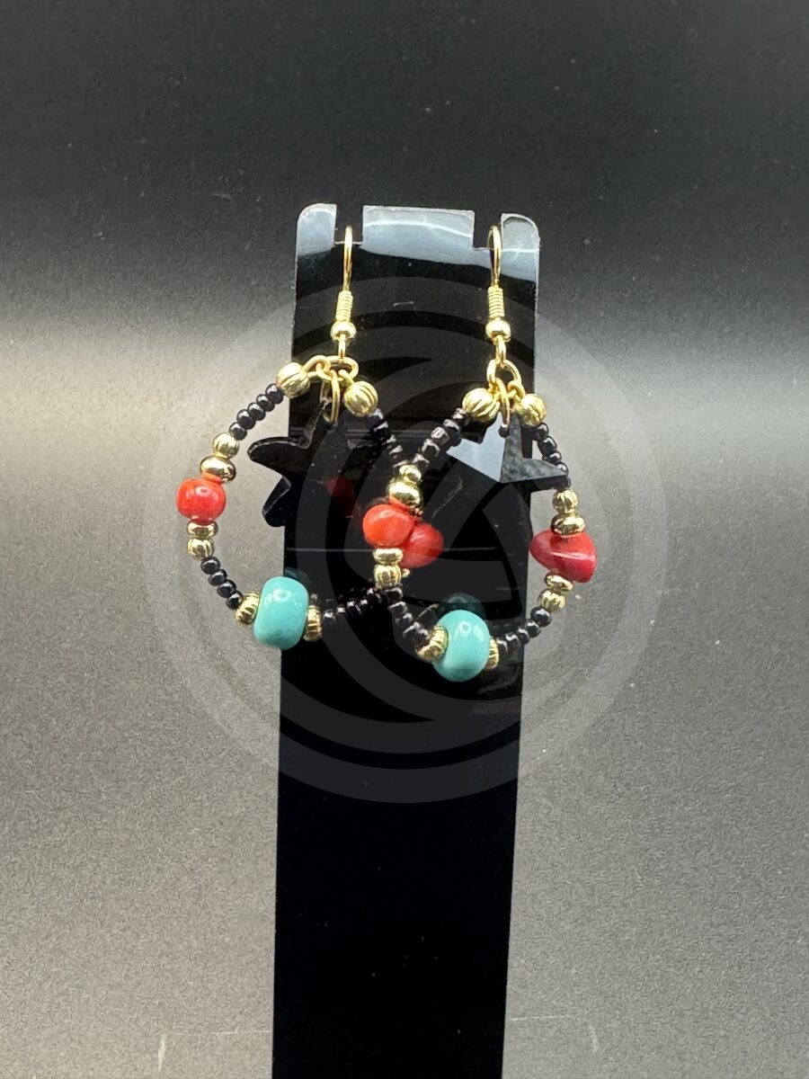 Coral Dreams Necklace and Earrings Set - Coral - Image 6