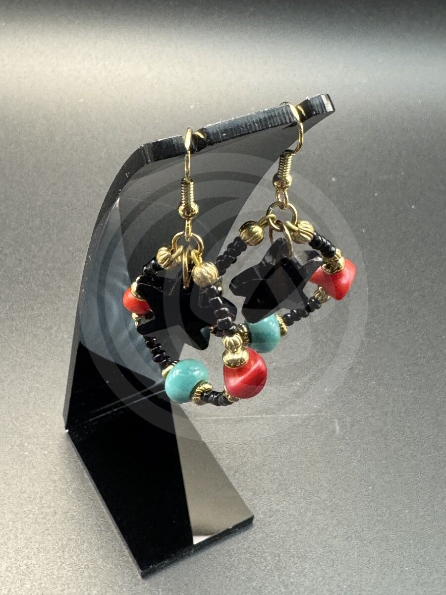 Coral Dreams Necklace and Earrings Set - Coral - Image 7