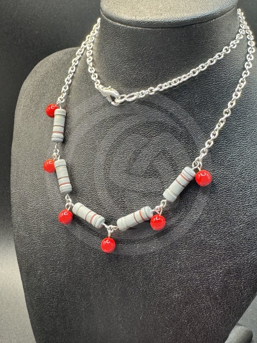 Resist Necklace and Earrings Set II - Image 3