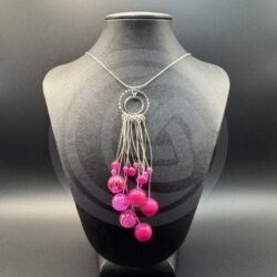 "Beetroot Bubbles" Necklace