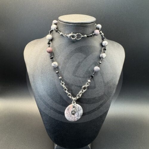 Nostalgia Rose Necklace - Terra Rosa Jasper