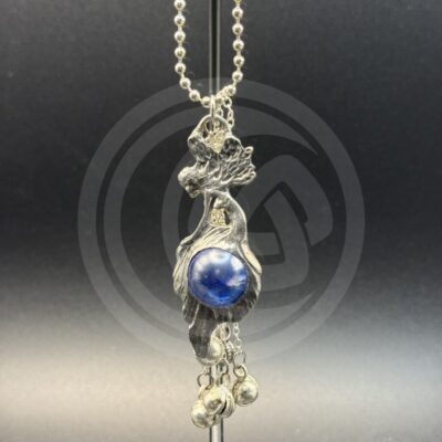 Sitting Faerie with Glass Orb Car Chime