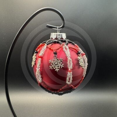 Red Snowflake Ornament