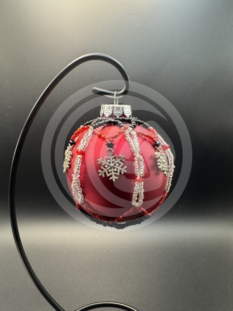 Red Snowflake Ornament