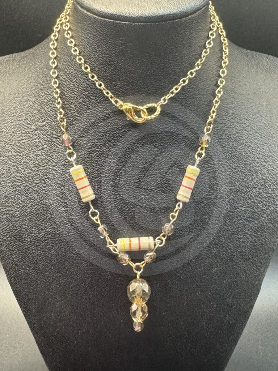 Resist Necklace and Earrings Set III - Image 2