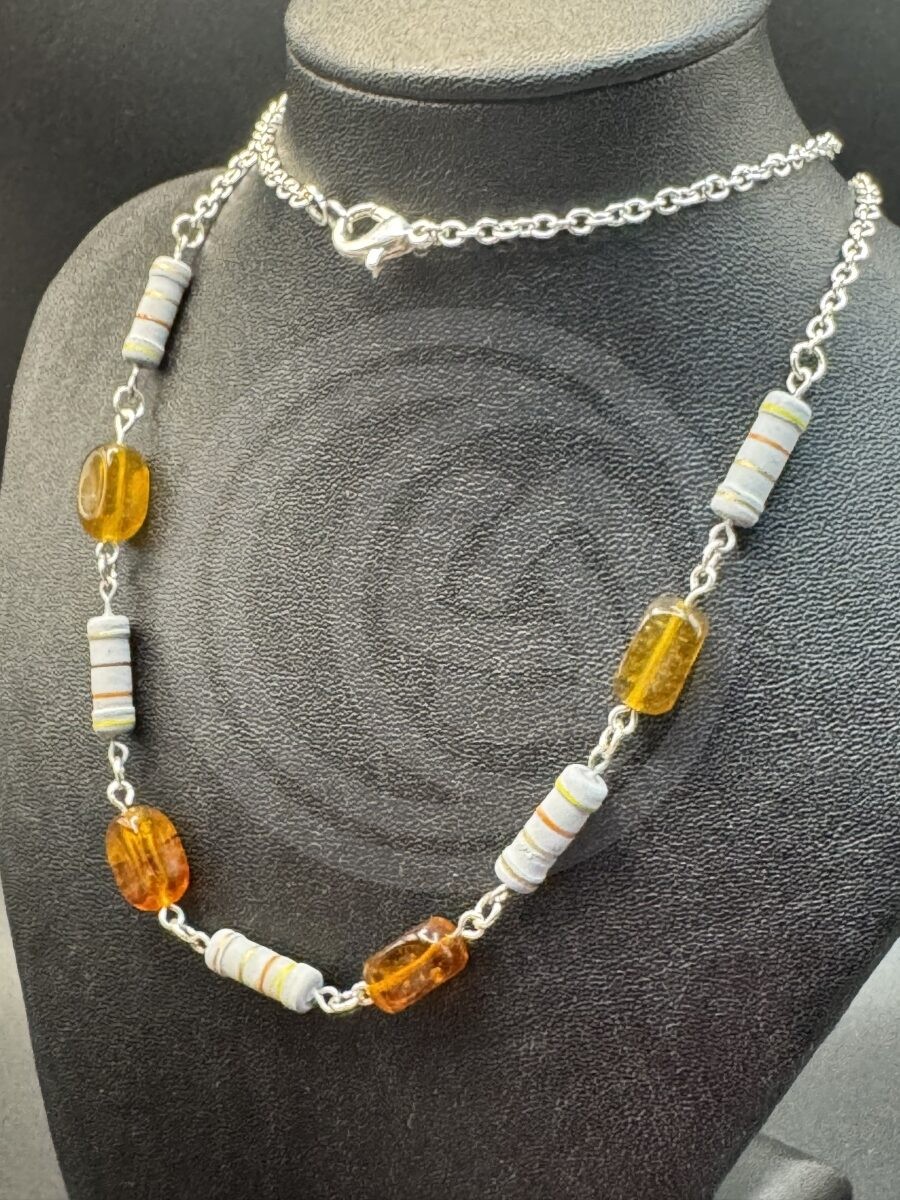 Resist Necklace and Earrings Set I - Image 2