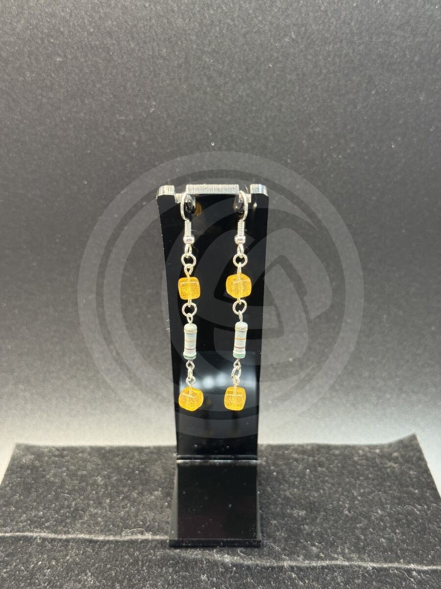 Resist Necklace and Earrings Set I - Image 4