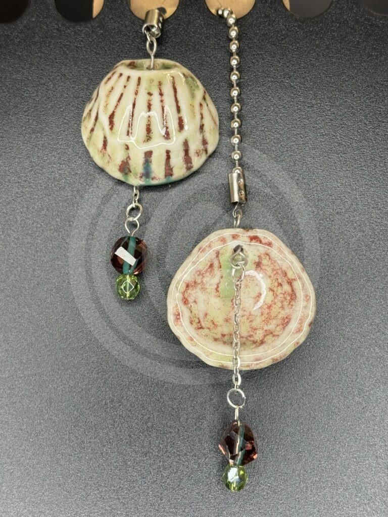 Green Shell Fan Pulls