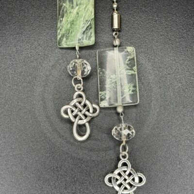 Light Green Rectangle Fan Pulls