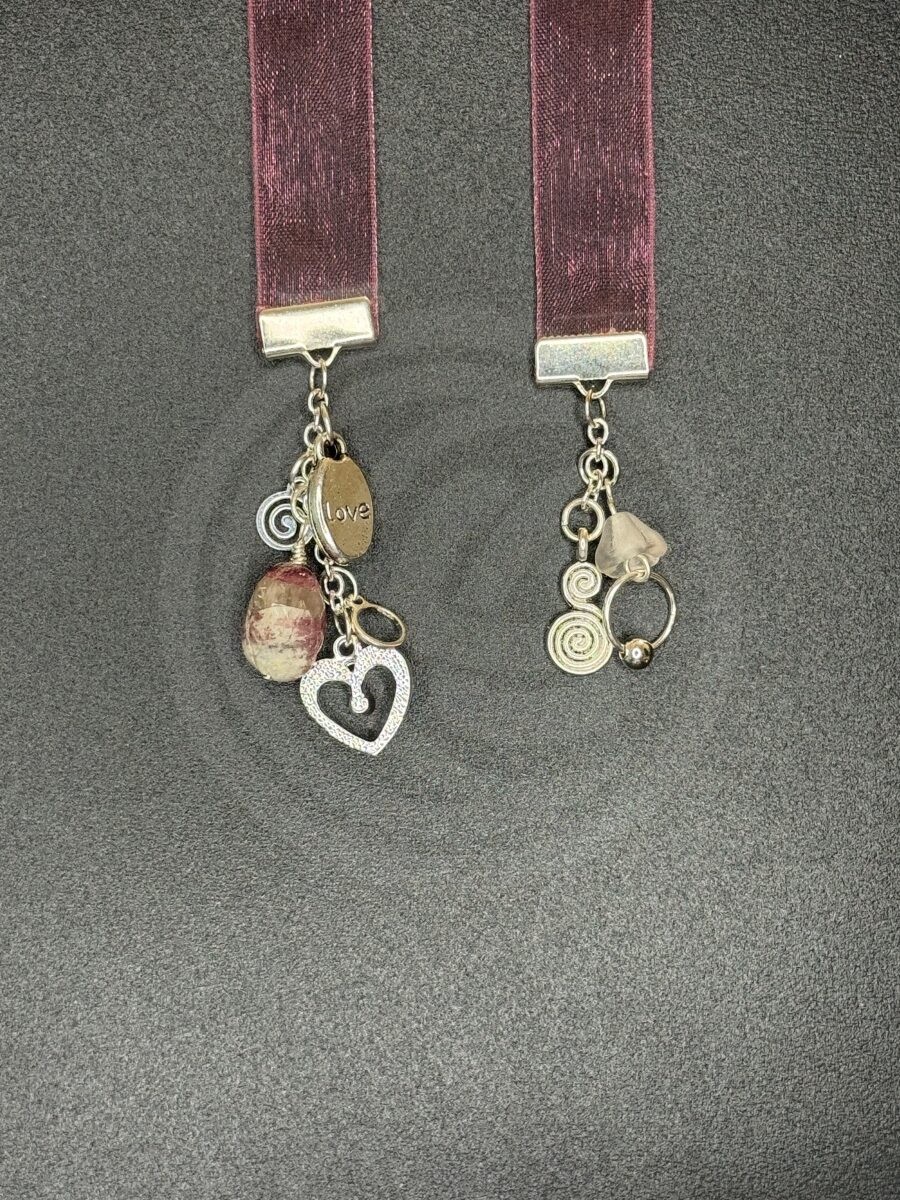 "Love" Large Bookribbon - Tourmaline