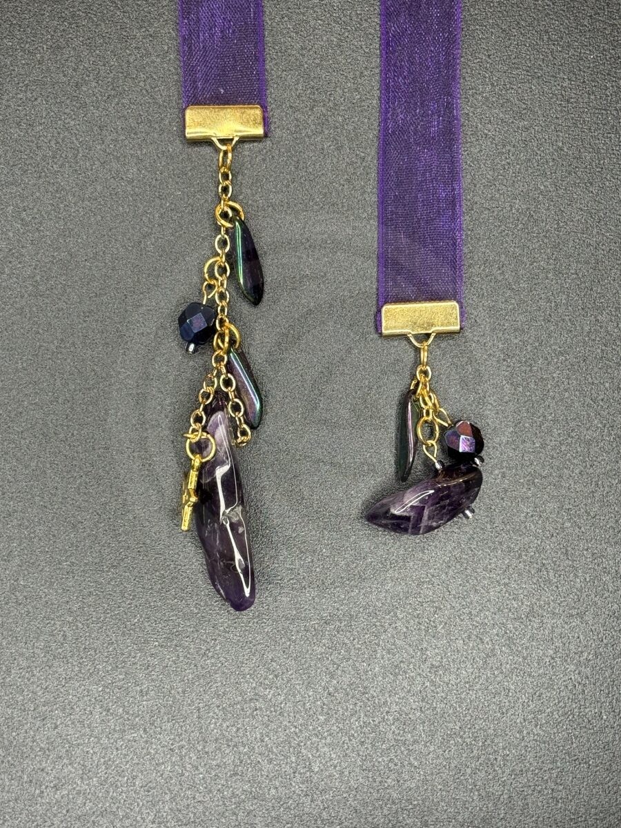 "Pulsar" Large Bookribbon - Amethyst