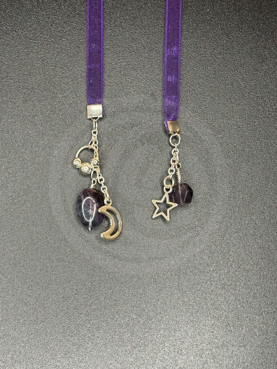 "Moondust" Small Bookribbon - Fluorite