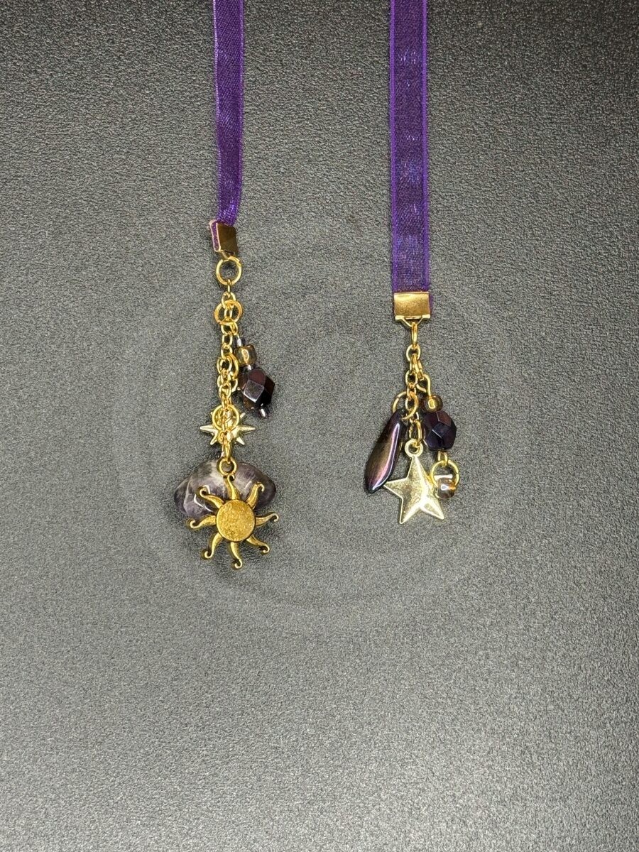 "Morgan" Small Bookribbon - Amethyst