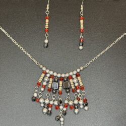 "Resist IV" Necklace and Earrings Set