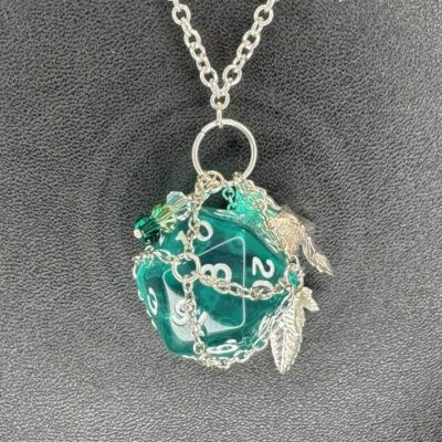 D20 Necklace - Druid Forest