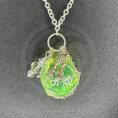 D20 Necklace - Feelin' Froggy