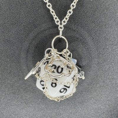 D20 Necklace - Storm Mage