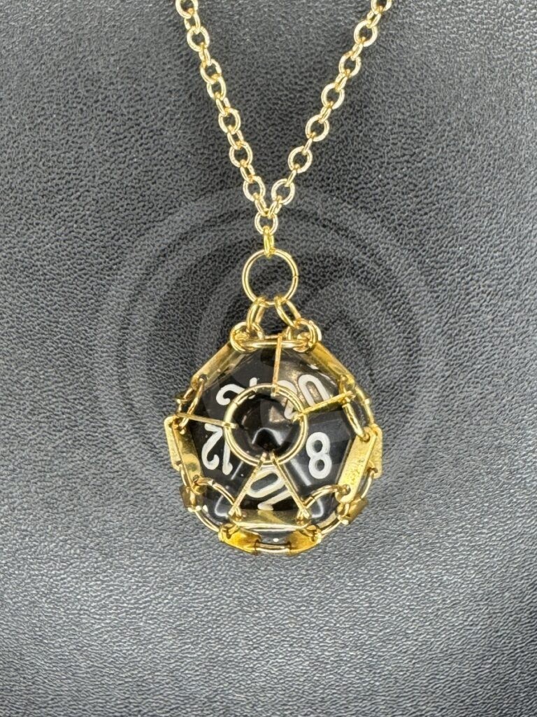 D20 Necklace - Shadowknight