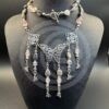 Bullets and Butterflies Necklace and Earrings Set