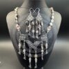 Bullets and Butterflies Necklace and Earrings Set