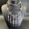 Bullets and Butterflies Necklace and Earrings Set