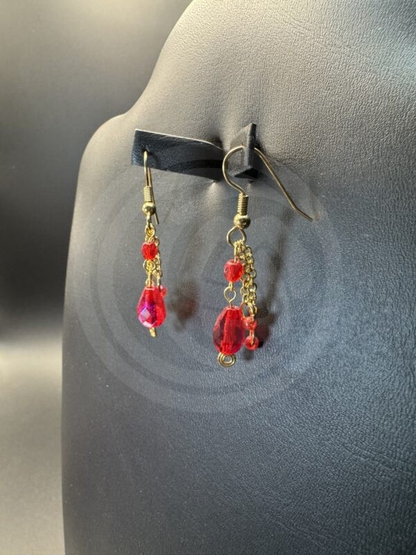 Fire Crystal Earrings