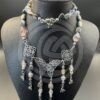 Bullets and Butterflies Necklace and Earrings Set