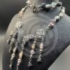Bullets and Butterflies Necklace and Earrings Set