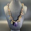 Amethyst & Tiger's Eye I Ching Necklace