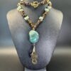 Agate, Aventurine, & Tiger's Eye I Ching Necklace