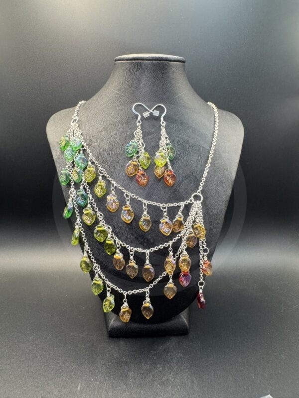 Colorfall Necklace and Earrings Set