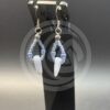 Blue Lace Agate Necklace and Earrings Set