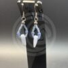 Blue Lace Agate Necklace and Earrings Set