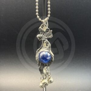Sitting Faerie with Glass Orb Car Chime