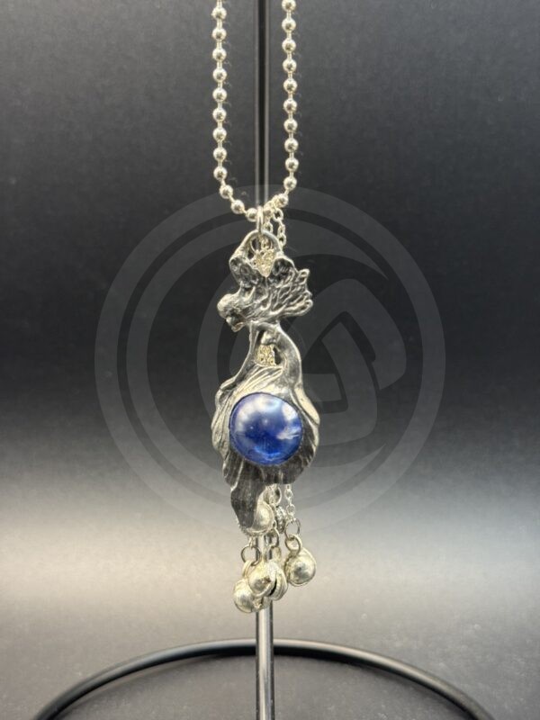 Sitting Faerie with Glass Orb Car Chime