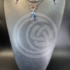 Burnished Butterfly Necklace and Earrings Set - Image 5