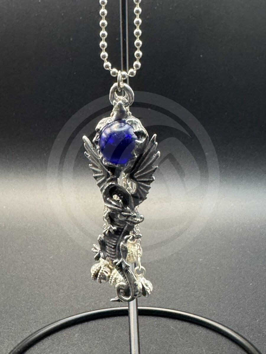 Flying Dragon with Glass Orb Car Chime