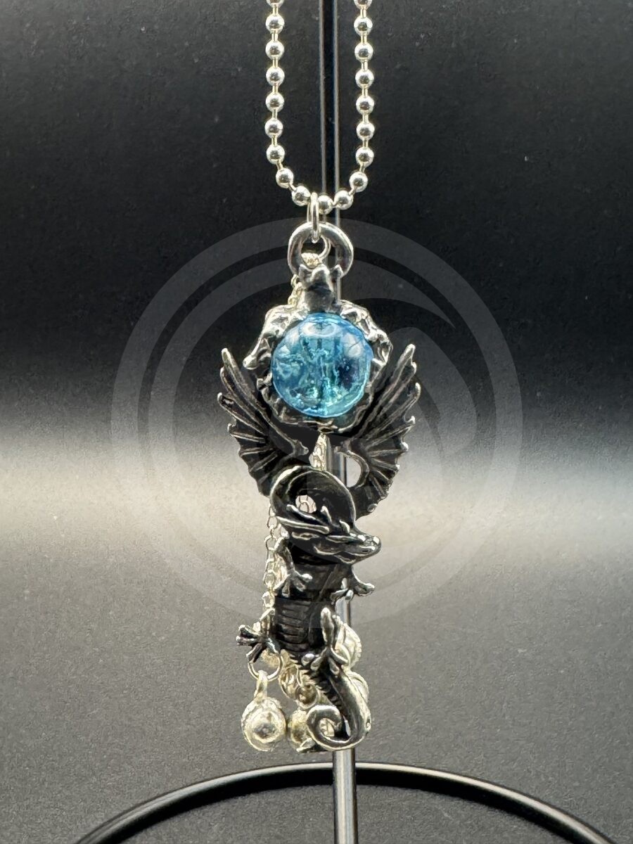 Flying Dragon with Glass Orb Car Chime - Image 2